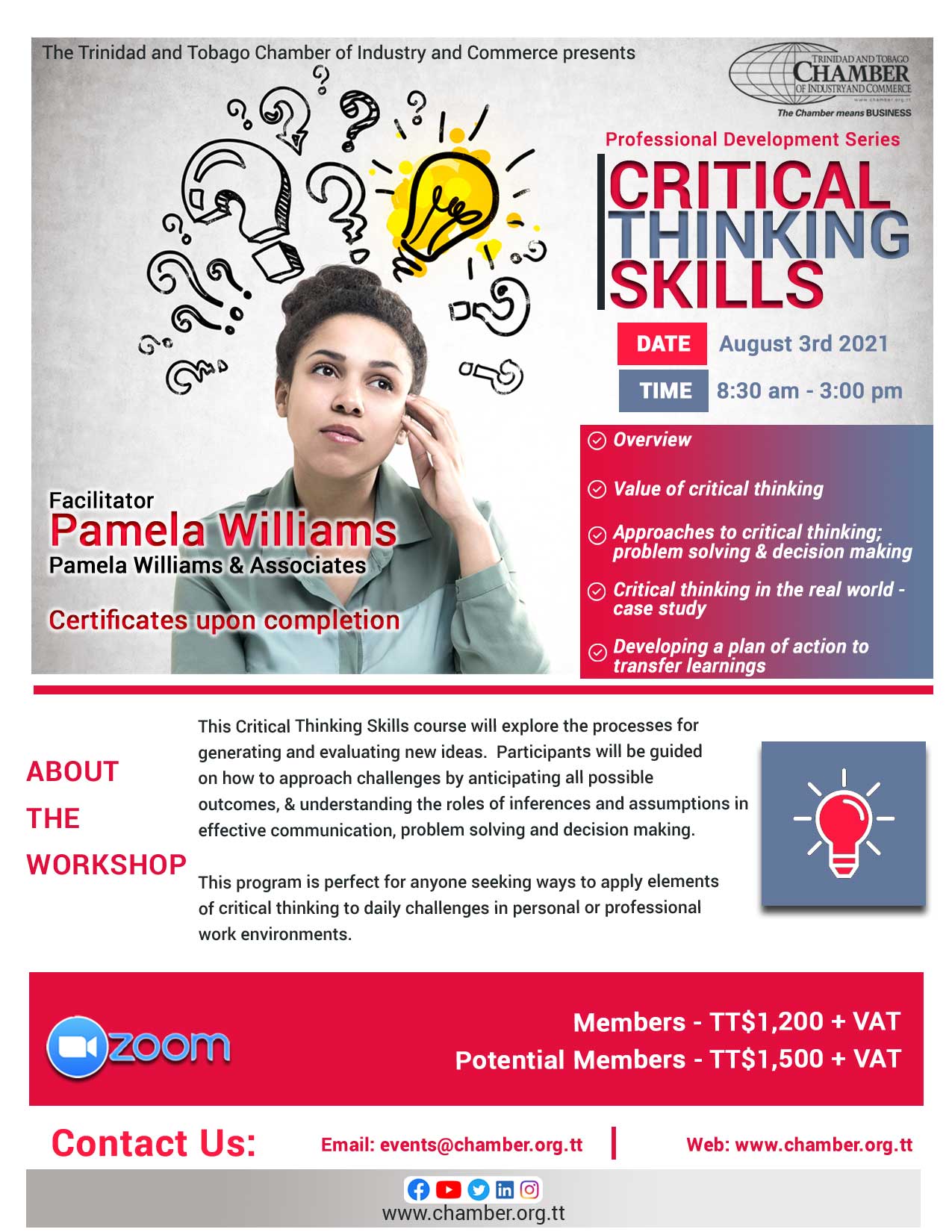 critical thinking teacher professional development