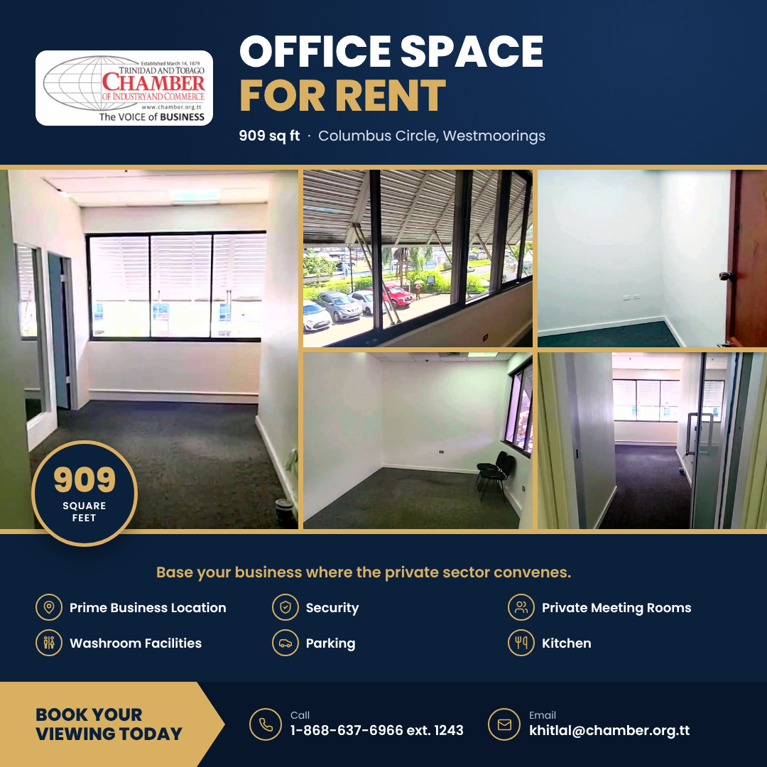 Office space for rent: 909 sq ft at Columbus Circle, Westmoorings